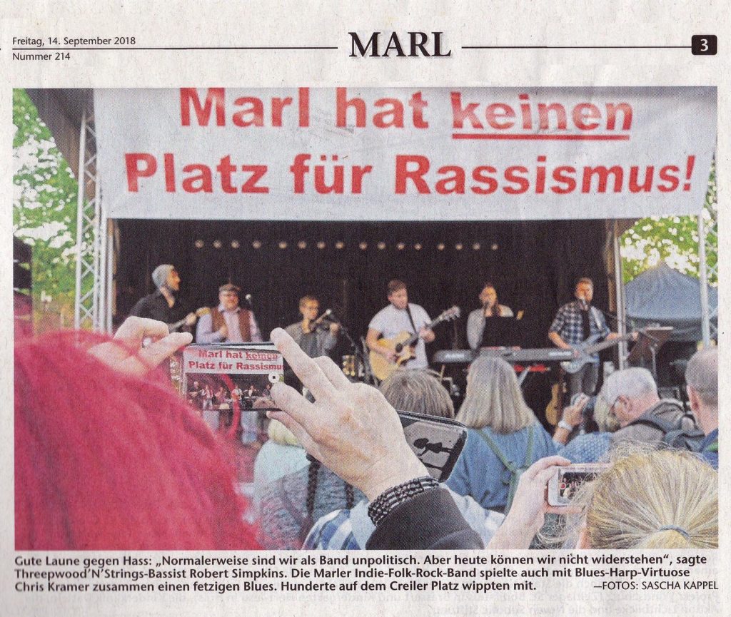 Threepwood N Strings - #wirsindmehr Marler Zeitung, mit Chris Kramer