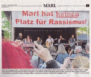 Threepwood N Strings - #wirsindmehr Marler Zeitung, mit Chris Kramer