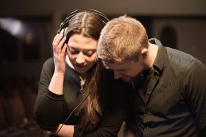 Threepwood N Strings - Recording - Black Suits - Rhein Unplugged