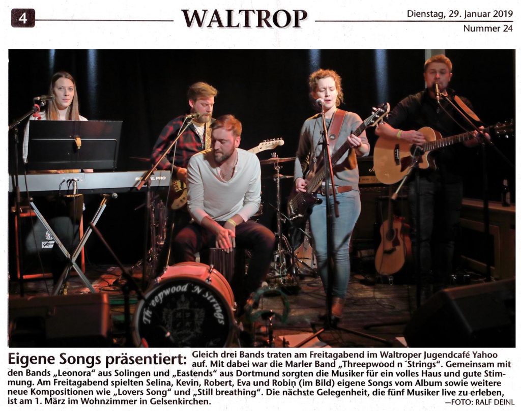 Threepwood N Strings Yahoo Waltrop Marler Zeitung 28.01.2019