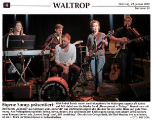 Threepwood N Strings Yahoo Waltrop Marler Zeitung 28.01.2019