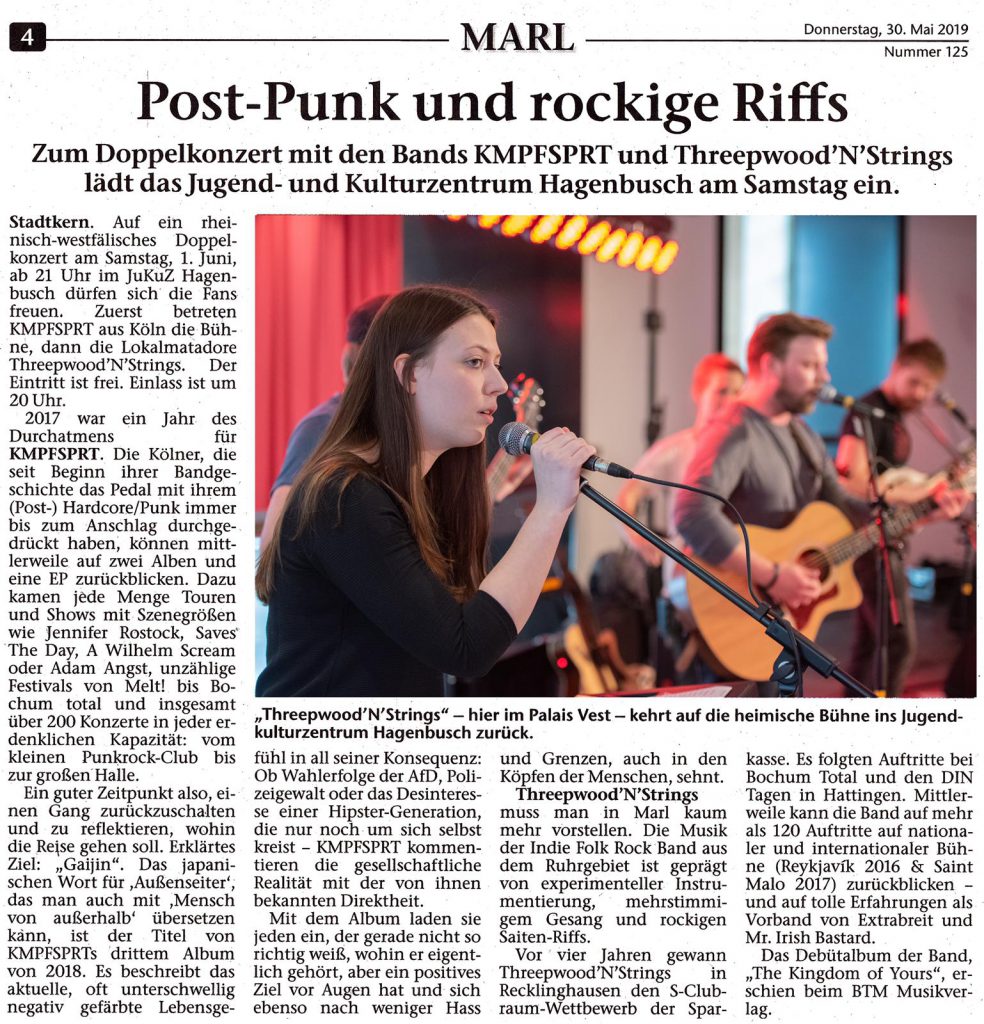 Maler Zeitung, 30. Mai 2019