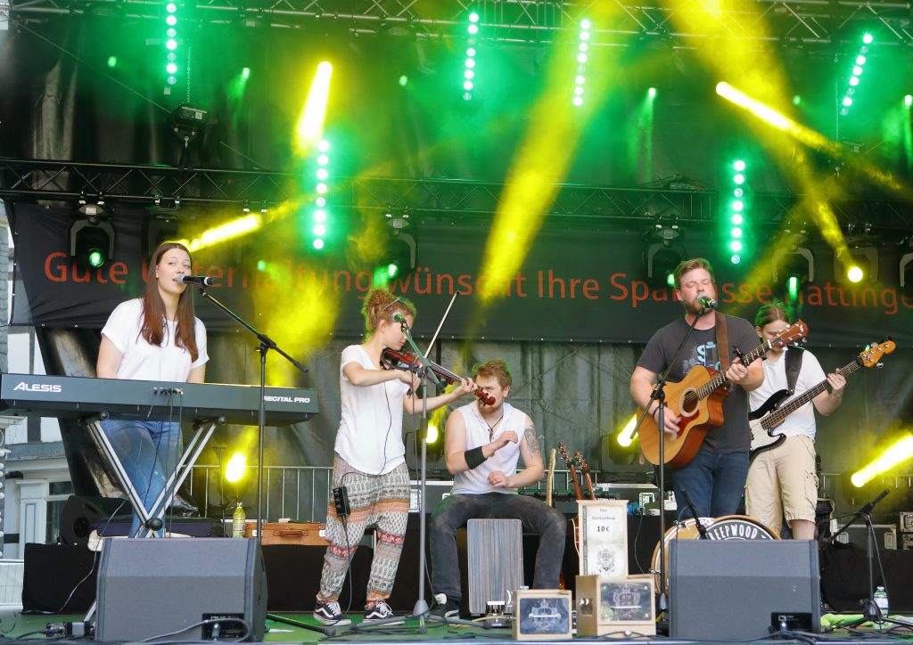 Threepwood 'N Strings beim Hattinger Altstadtfest 2019
